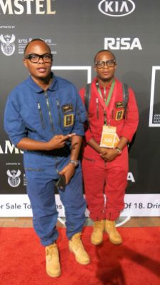 Major League twins at the XXI South African Music Awards. Picture CREDIT: Kgothatso Madisa