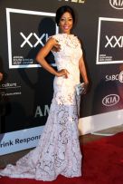 Kelly Khumalo on the red carpet at the SAMA awards in Sun City. Picture CREDIT: Bafana Mahlangu